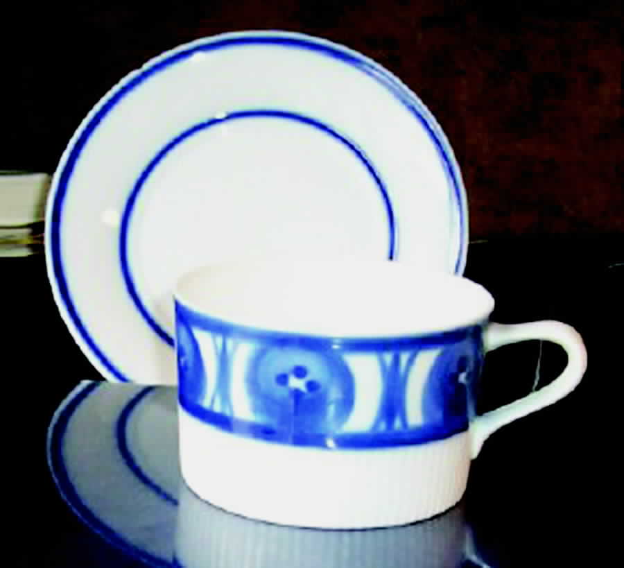 Rw149 Flat Cup & Saucer Set by Royal Worcester-1