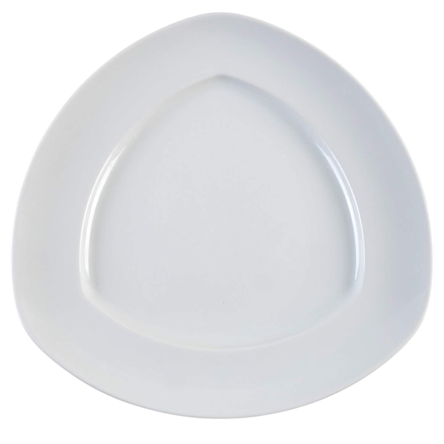 Epoque White Triangular Dinner Plate by Rosenthal - Continental-1