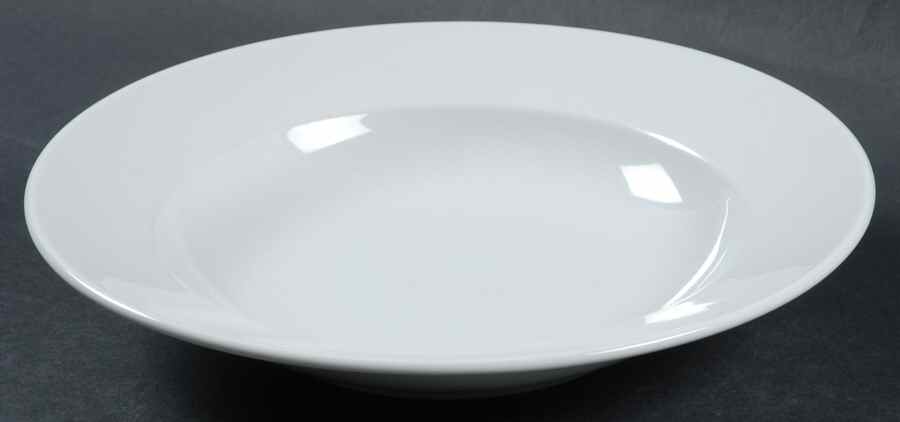 Epoque White Large Rim Soup Bowl by Rosenthal - Continental-1