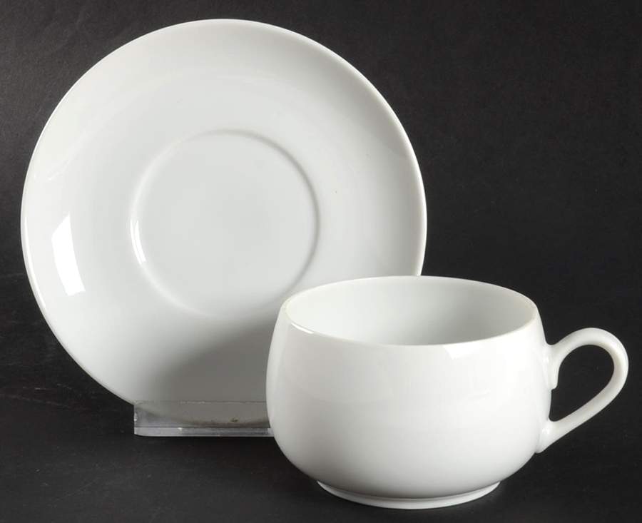 R1158 Flat Cup & Saucer Set by Rosenthal - Continental-1