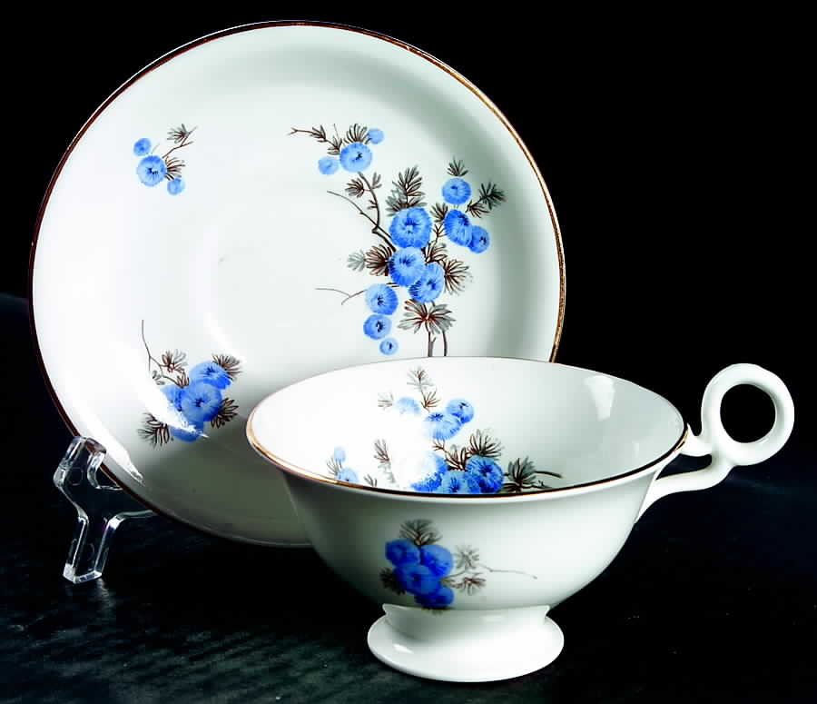 7310a Footed Cup & Saucer Set by Samuel Radford-1