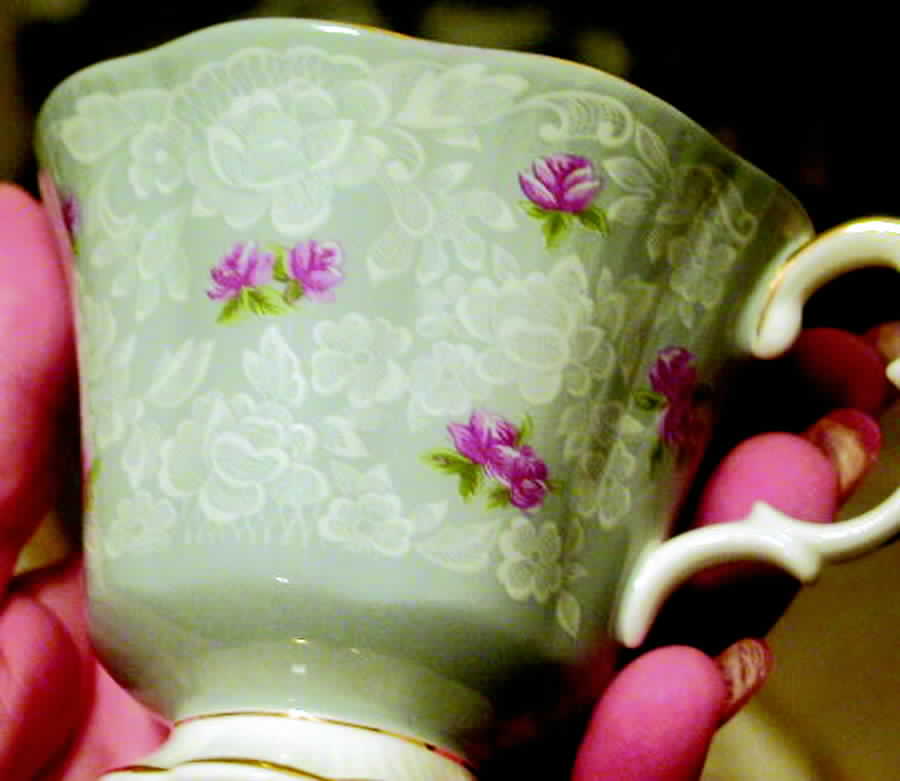 True Love Gray Footed Cup by Royal Albert-1