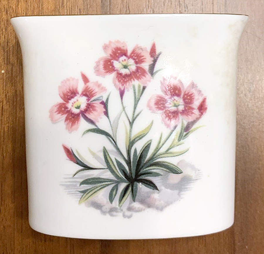Alpine Flowers Cigarette Holder by Royal Worcester-1