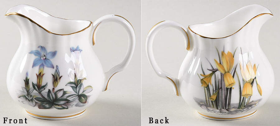 Alpine Flowers Mini Creamer by Royal Worcester-1