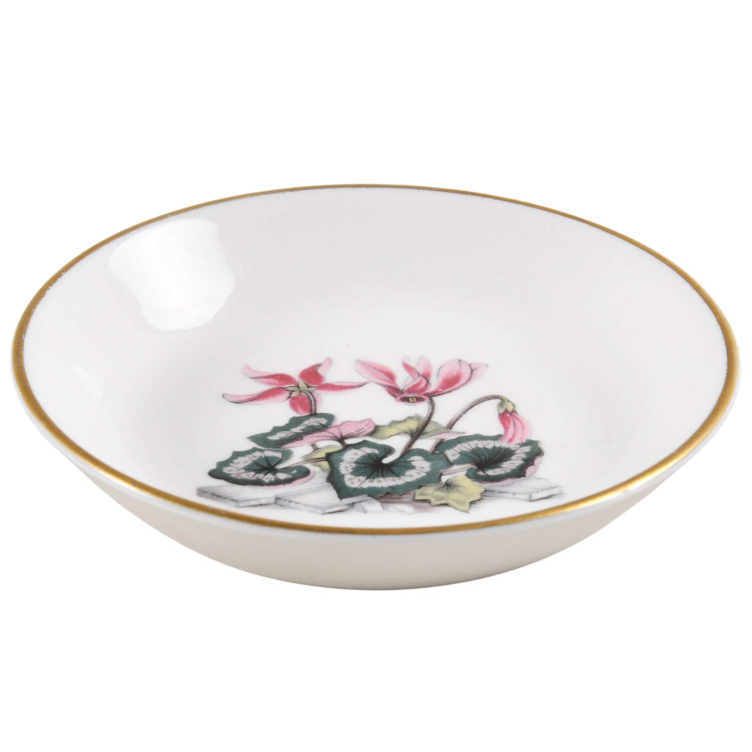 Alpine Flowers Coaster by Royal Worcester-1