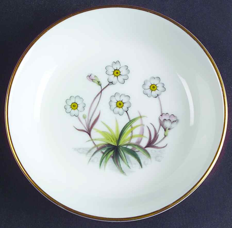 Alpine Flowers 3" Ashtray by Royal Worcester-1