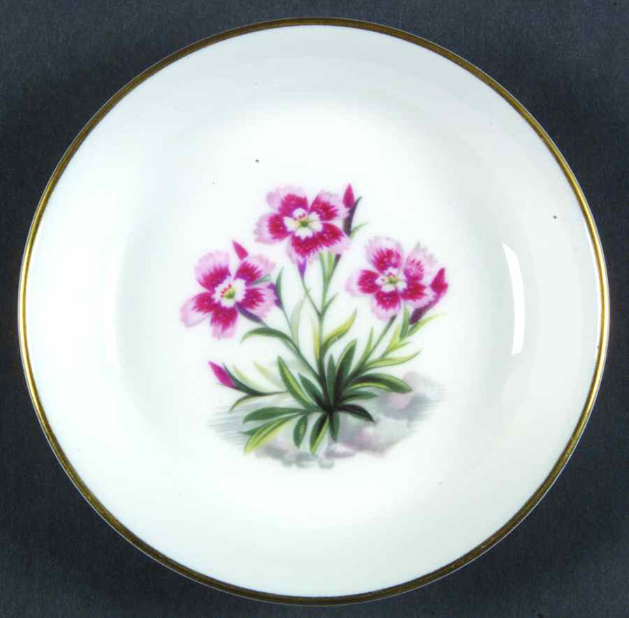 Alpine Flowers 3" Ashtray by Royal Worcester-1