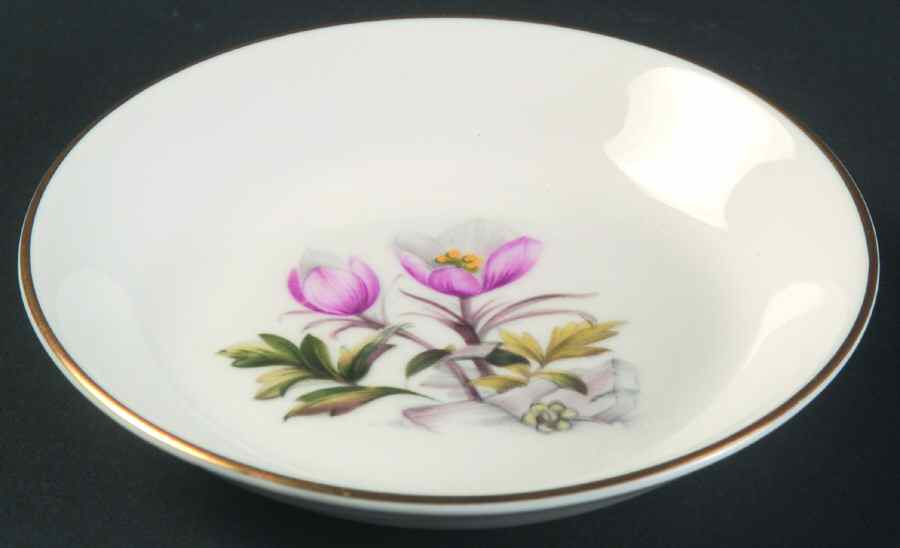 Alpine Flowers 3" Ashtray by Royal Worcester-1