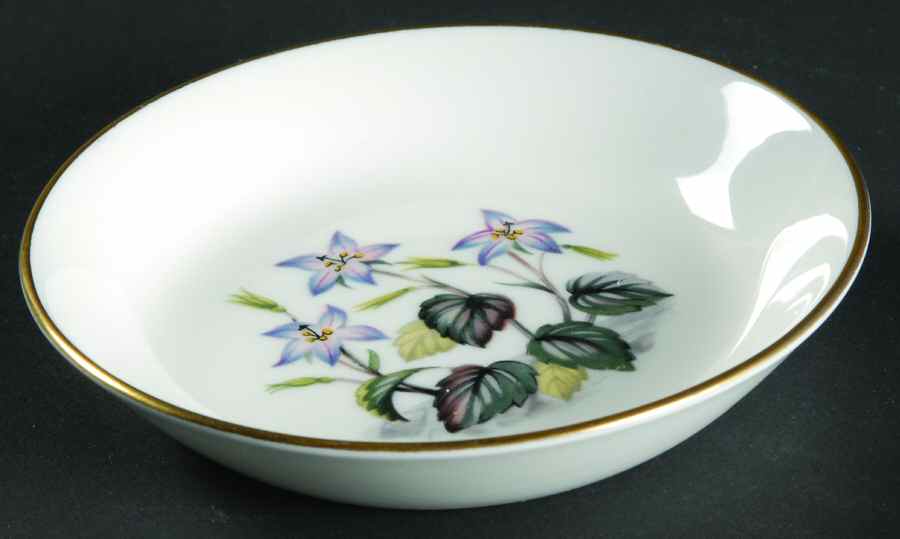 Alpine Flowers 3" Ashtray by Royal Worcester-1