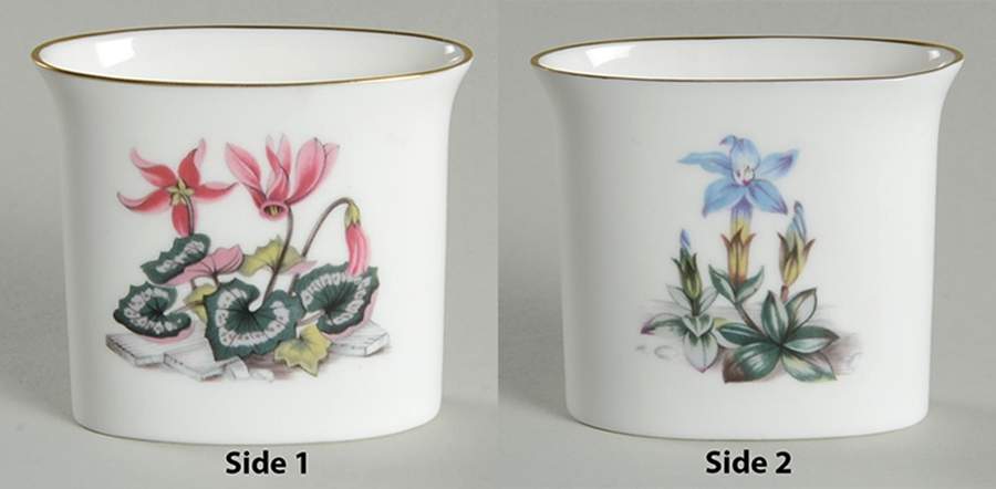 Alpine Flowers Cigarette Holder by Royal Worcester-1