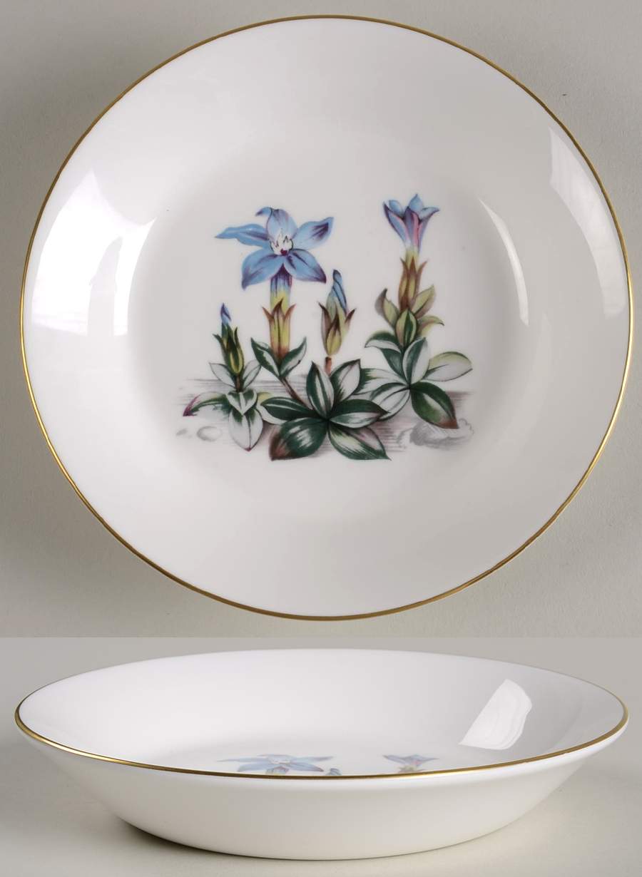Alpine Flowers Bon Bon by Royal Worcester-1