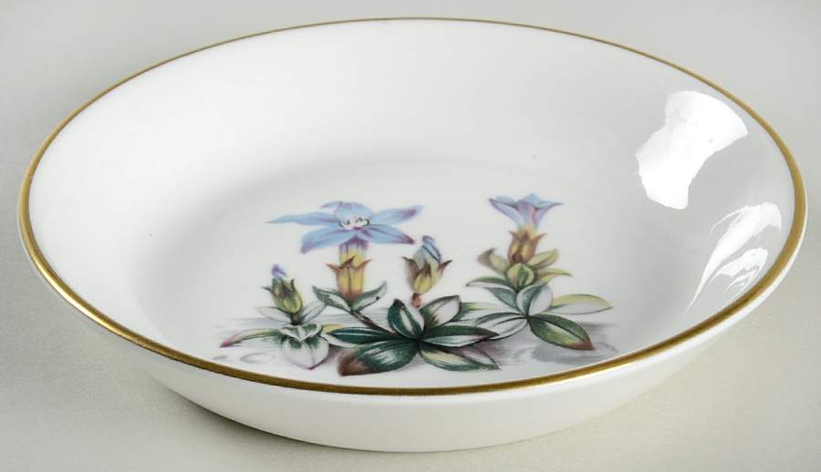 Alpine Flowers 3" Ashtray by Royal Worcester-1