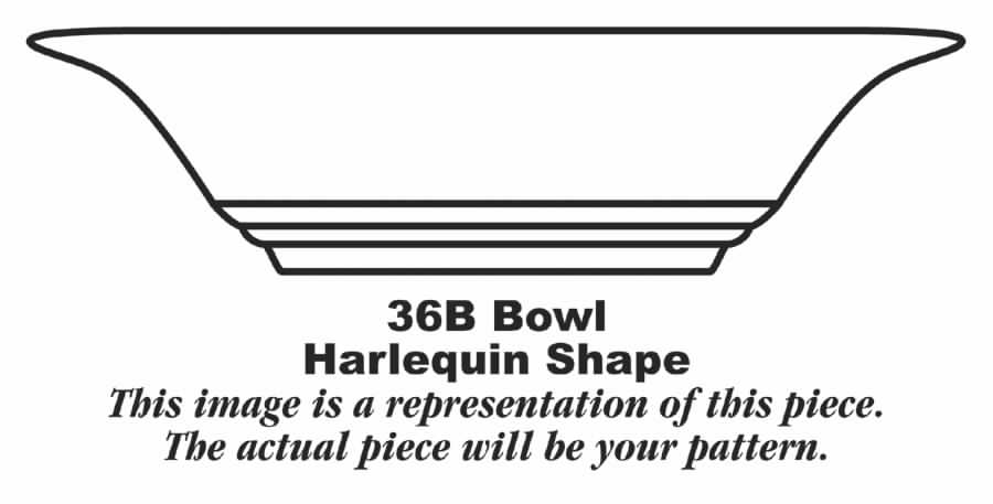 Harlequin Forest Green Cranberry 36s Bowl by Homer Laughlin -1