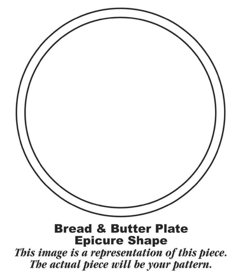 Epicure Dawn Pink Bread & Butter Plate by Homer Laughlin -1