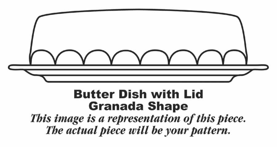 Sonesta 1/4 Lb Covered Butter by Homer Laughlin -1