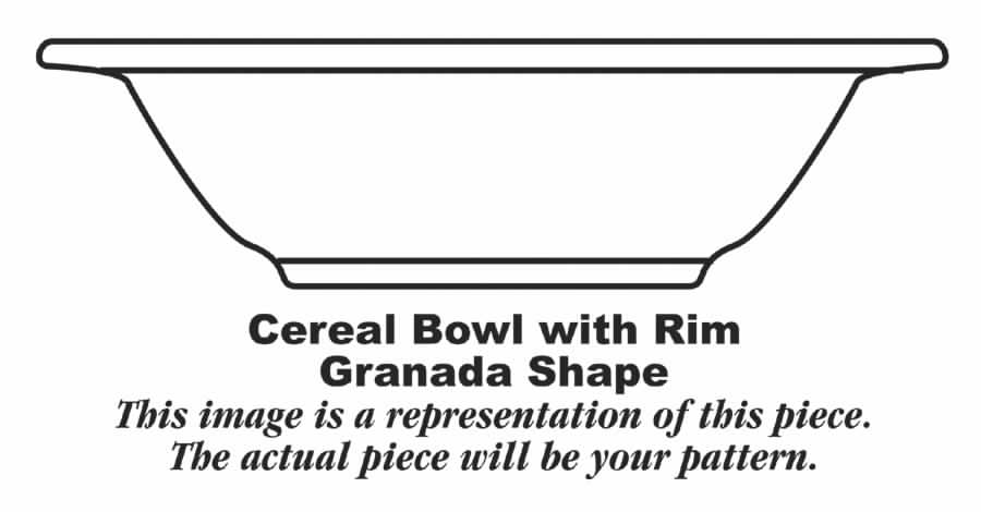 Sonesta Rim Cereal Bowl by Homer Laughlin -1