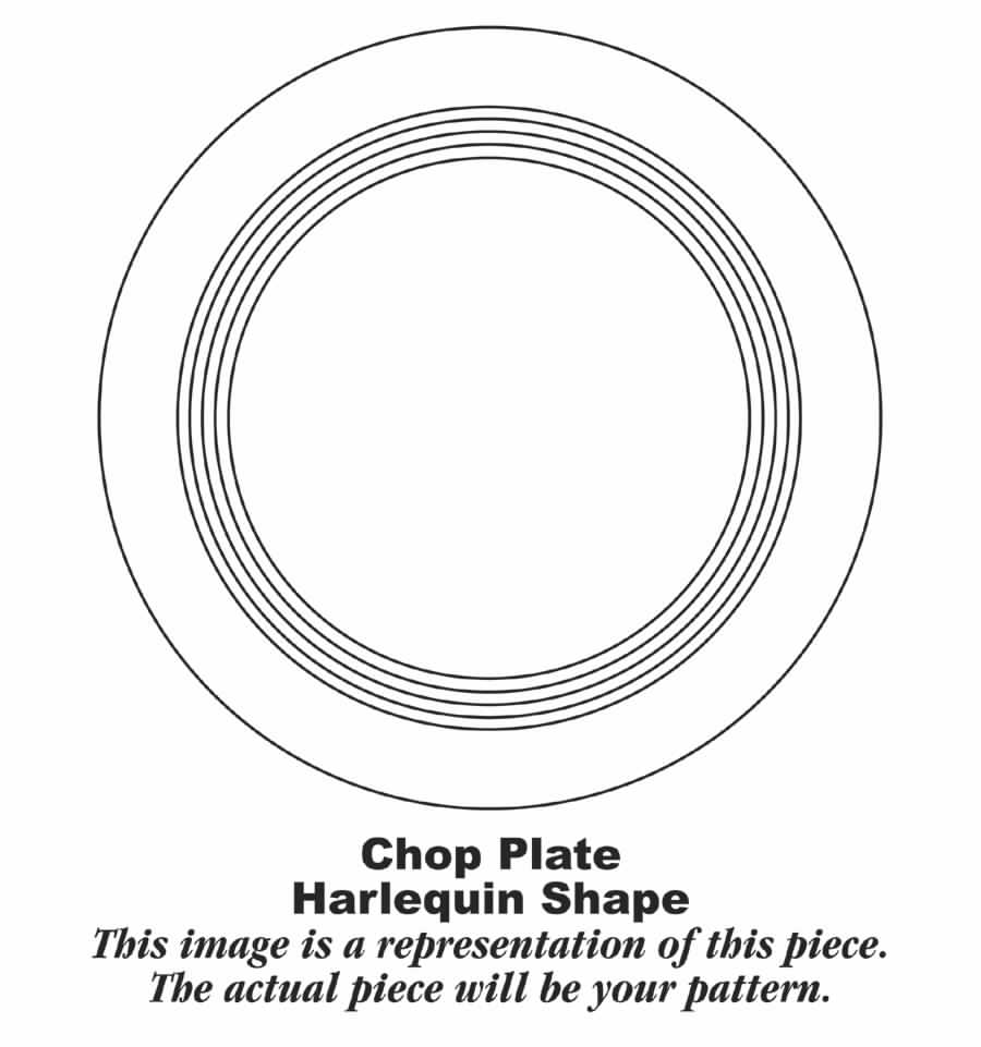 Harlequin Chartreuse 12" Chop Plate (Round Platter) by Homer Laughlin -1