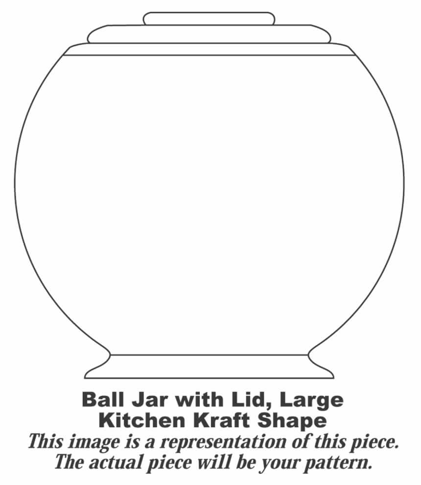 Mexicana (Kitchen Kraft, Red Band) Large Covered Jar & Lid by Homer Laughlin -1