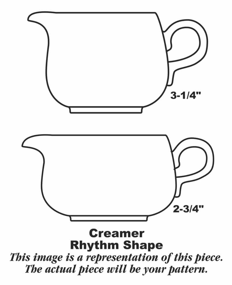 Rhythm Gray Creamer by Homer Laughlin -1