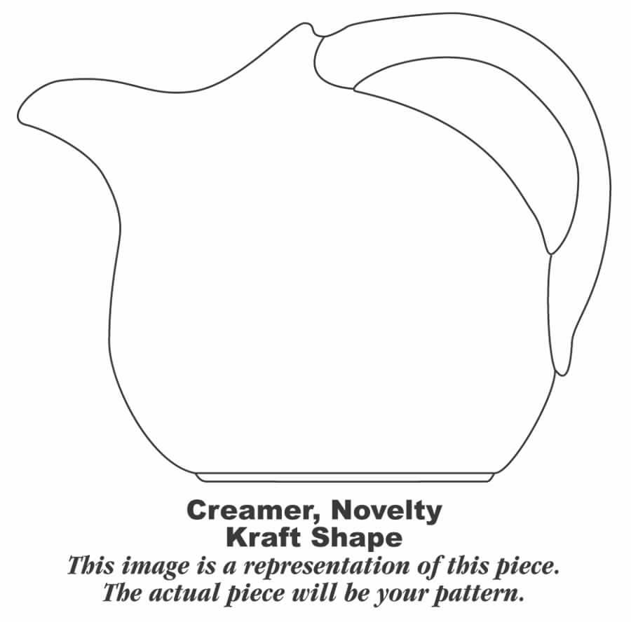 Kraft Pink Novelty Creamer by Homer Laughlin -1