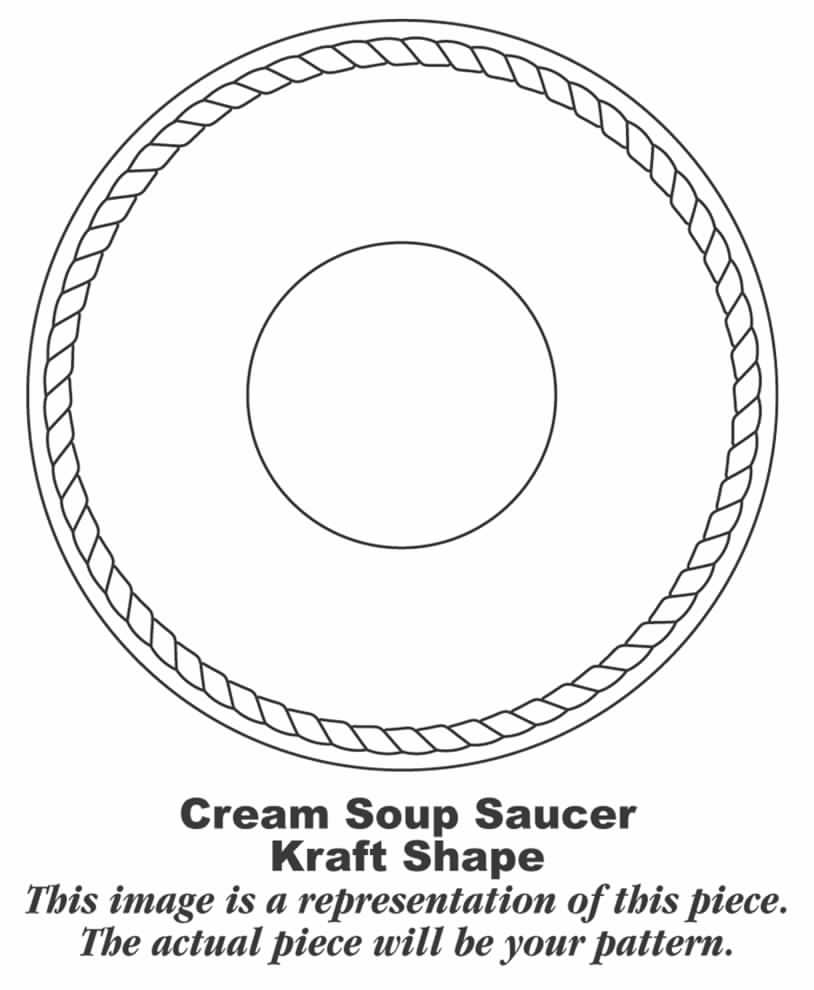 Kraft Pink Saucer for Cream Soup Bowl by Homer Laughlin -1