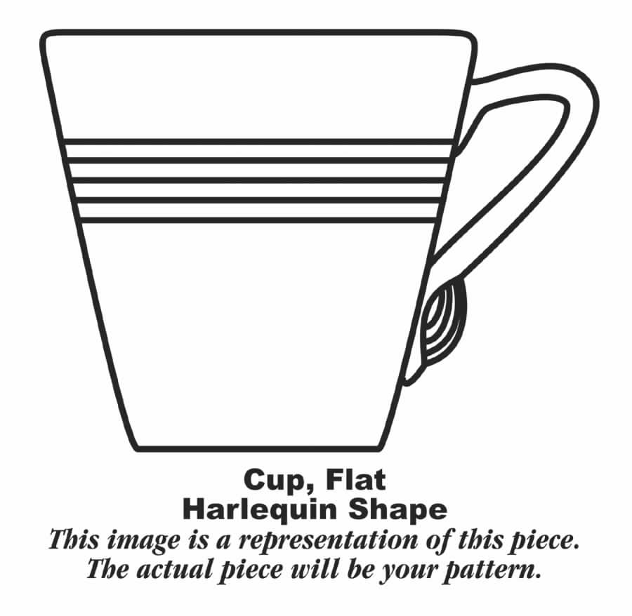 Harlequin Forest Green Flat Cup by Homer Laughlin -1