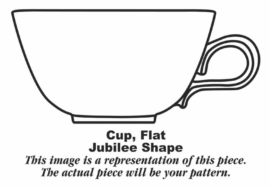 Dogwood Flat Cup by Homer Laughlin -1