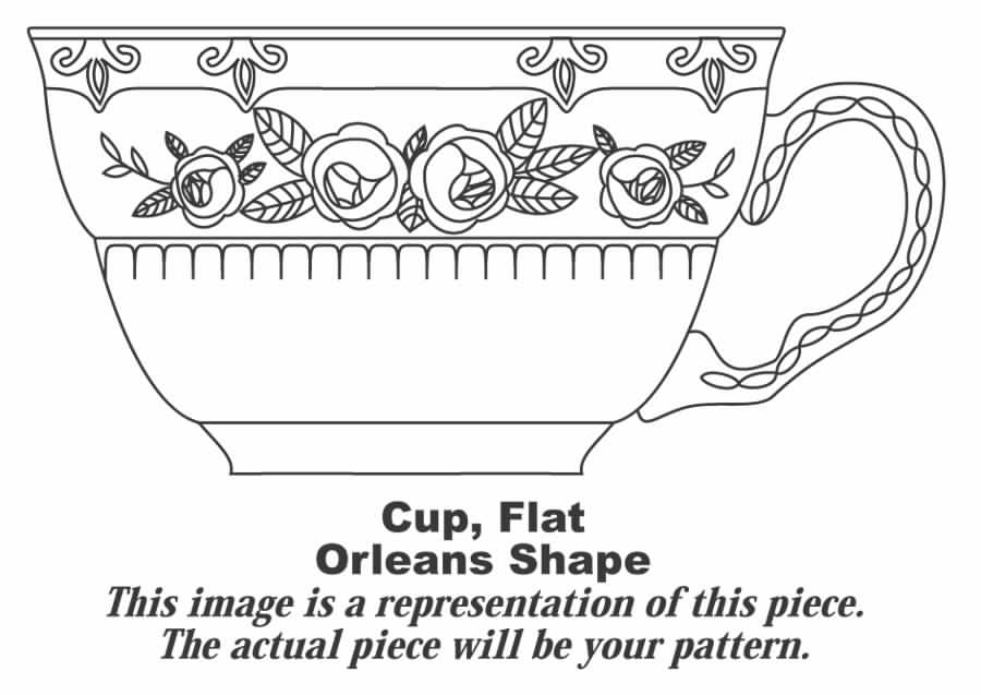 W232 Flat Cup by Homer Laughlin -1