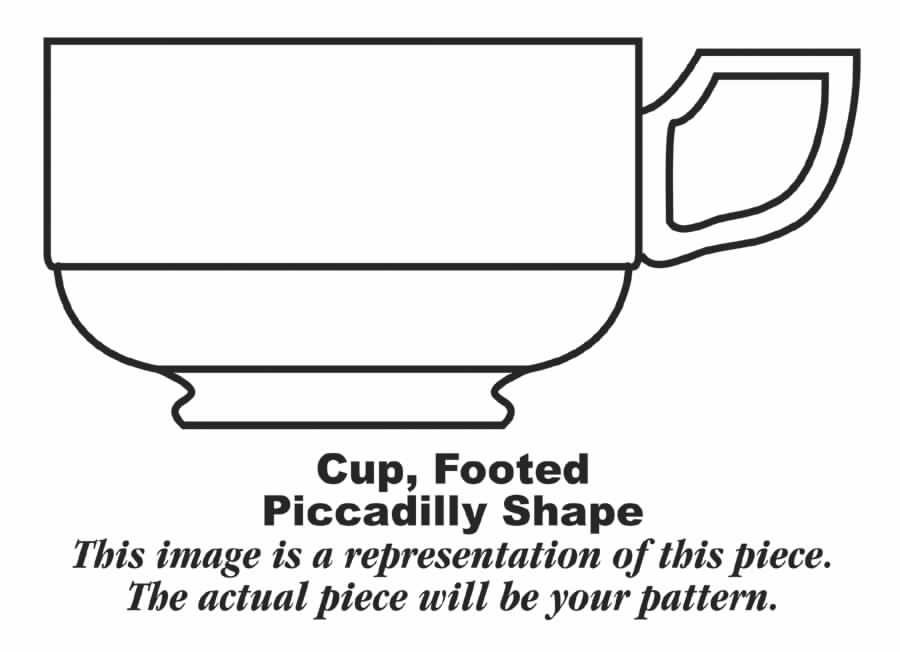 Mary Anne Footed Cup by Homer Laughlin -1