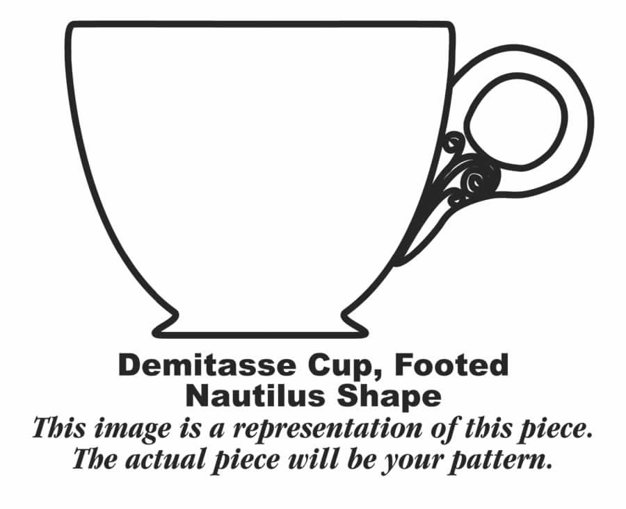 Lady Stratford Footed Demitasse Cup by Homer Laughlin -1