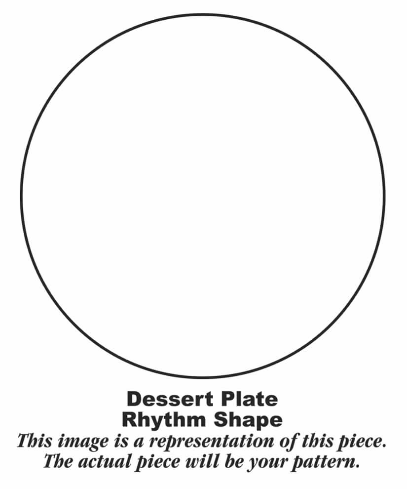 Rhythm Green (Chartreuse) Dessert/Pie Plate by Homer Laughlin -1