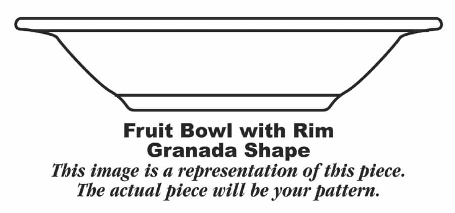Sonesta Rim Fruit/Dessert (Sauce) Bowl by Homer Laughlin -1