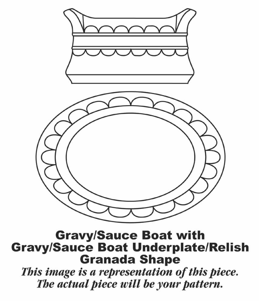 Sonesta Gravy Boat & Underplate by Homer Laughlin -1