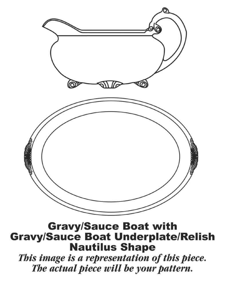 HLC625 Gravy Boat & Underplate by Homer Laughlin -1