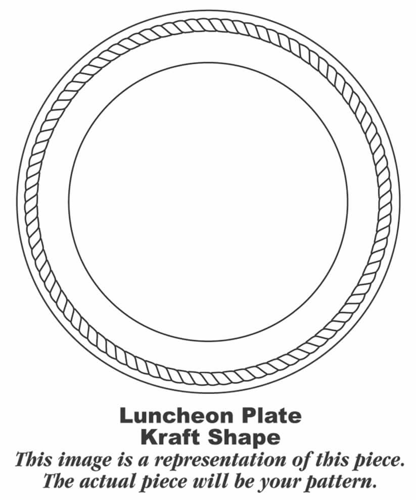 Historical America Red (Smooth) Luncheon Plate by Homer Laughlin -1