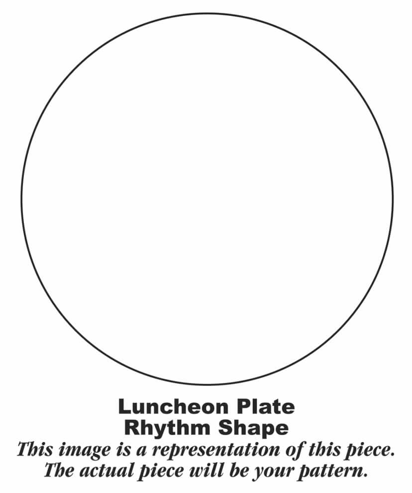 Lotus Hai (Rhythm Shape) Luncheon Plate by Homer Laughlin -1