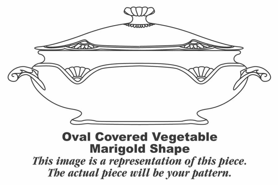 M100 Oval Covered Vegetable by Homer Laughlin -1