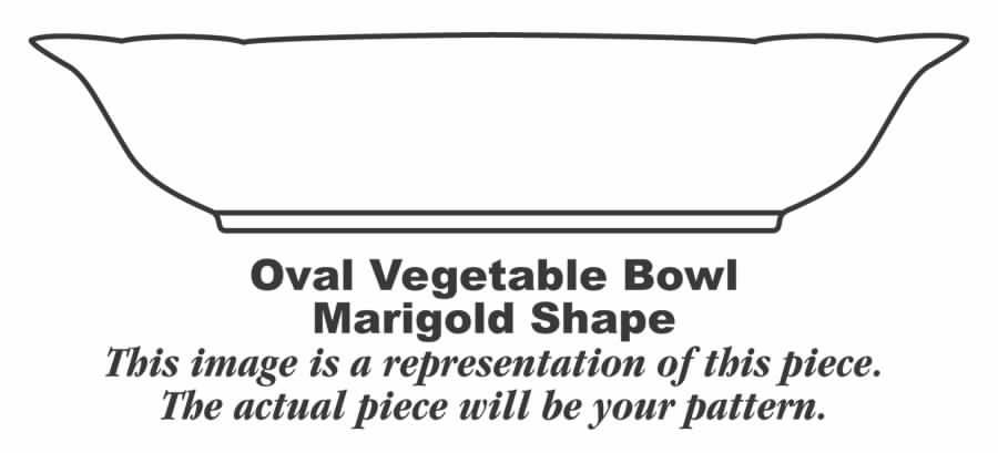 M100 8" Oval Vegetable Bowl by Homer Laughlin -1