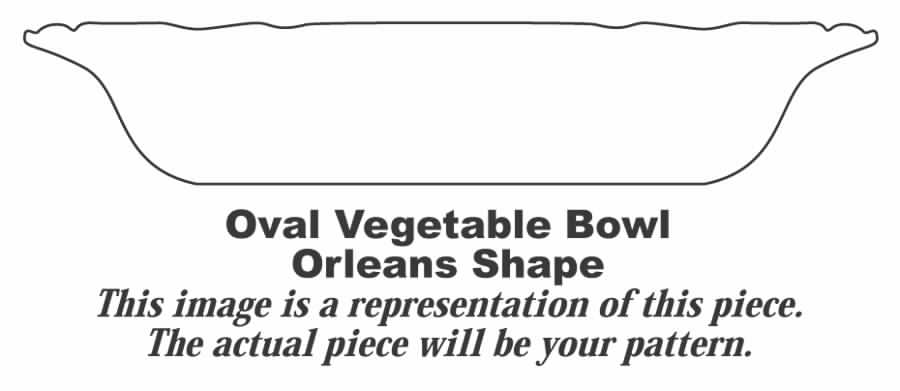 W232 9" Oval Vegetable Bowl by Homer Laughlin -1