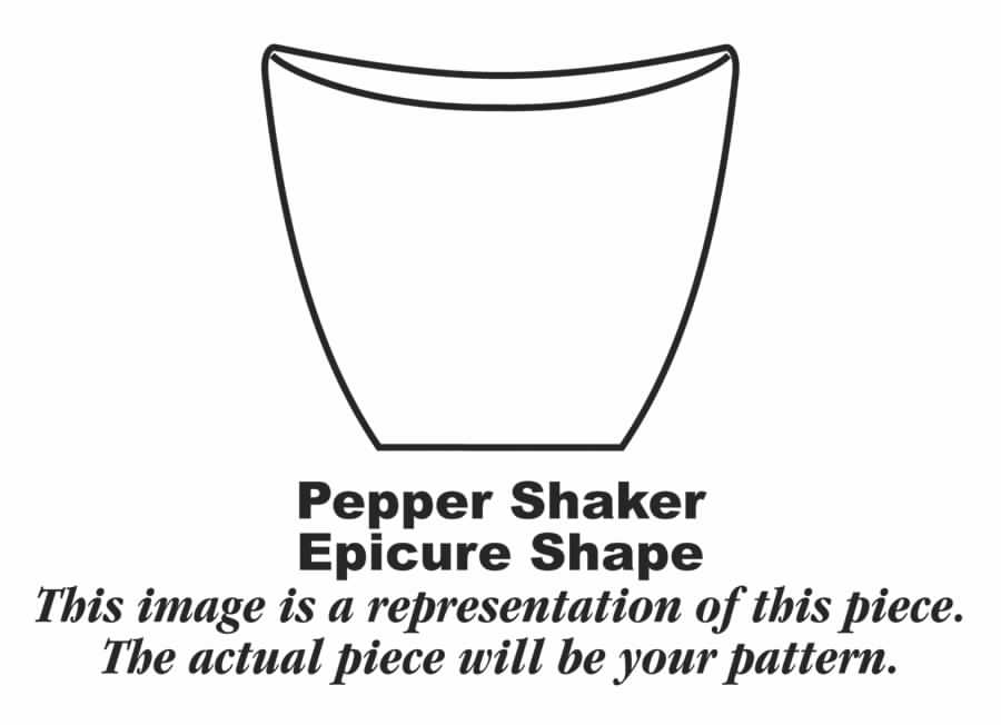 Epicure Dawn Pink Pepper Shaker by Homer Laughlin -1
