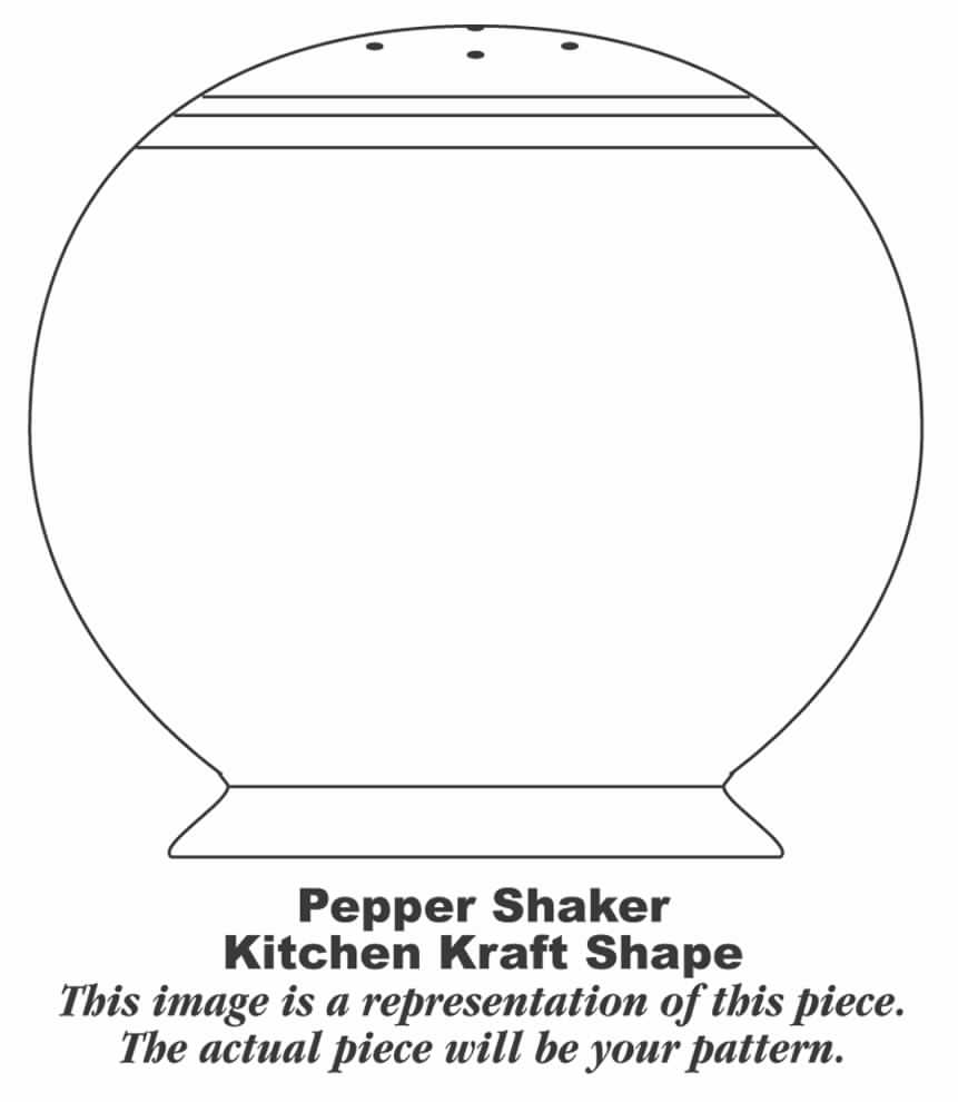 Fiesta Kitchen Kraft Pepper Shaker by Homer Laughlin -1