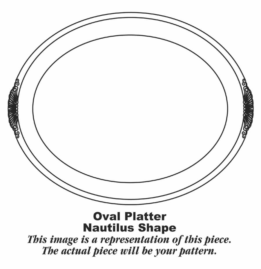 W239 12" Oval Serving Platter by Homer Laughlin -1