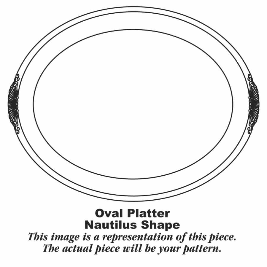 HLC907 13" Oval Serving Platter by Homer Laughlin -1