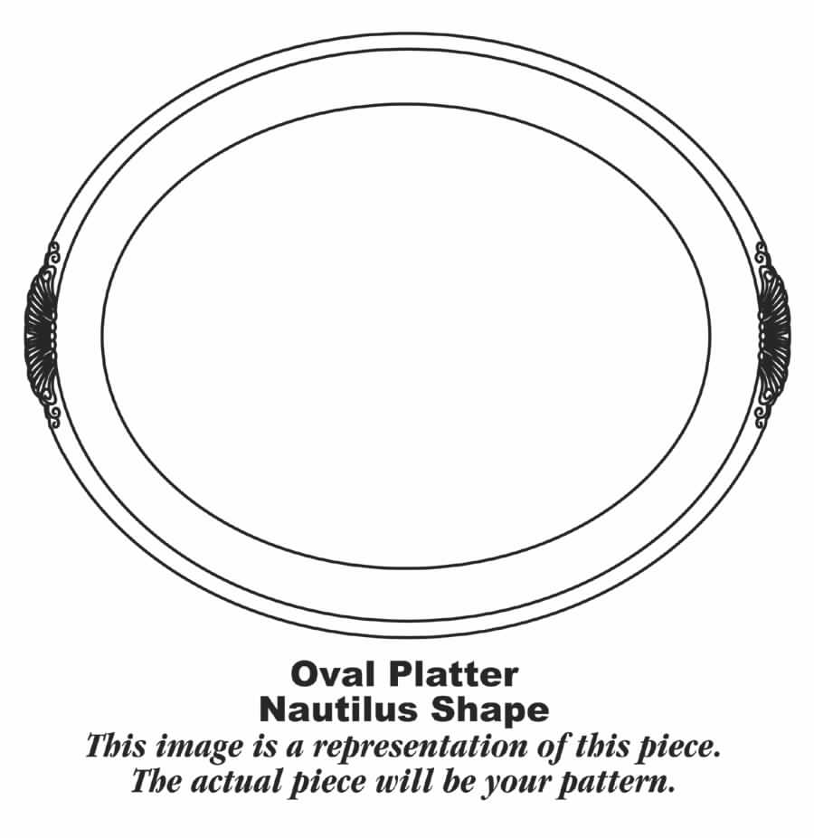 HLC907 15" Oval Serving Platter by Homer Laughlin -1