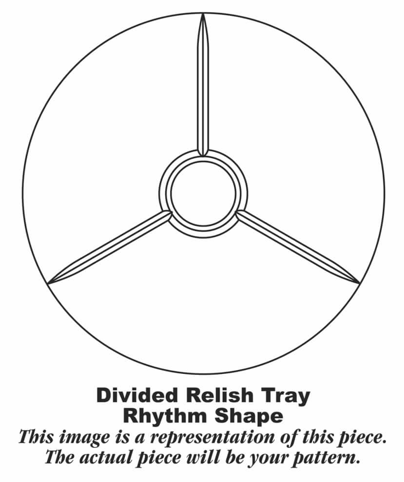 Modern Star 3-Part Relish by Homer Laughlin -1
