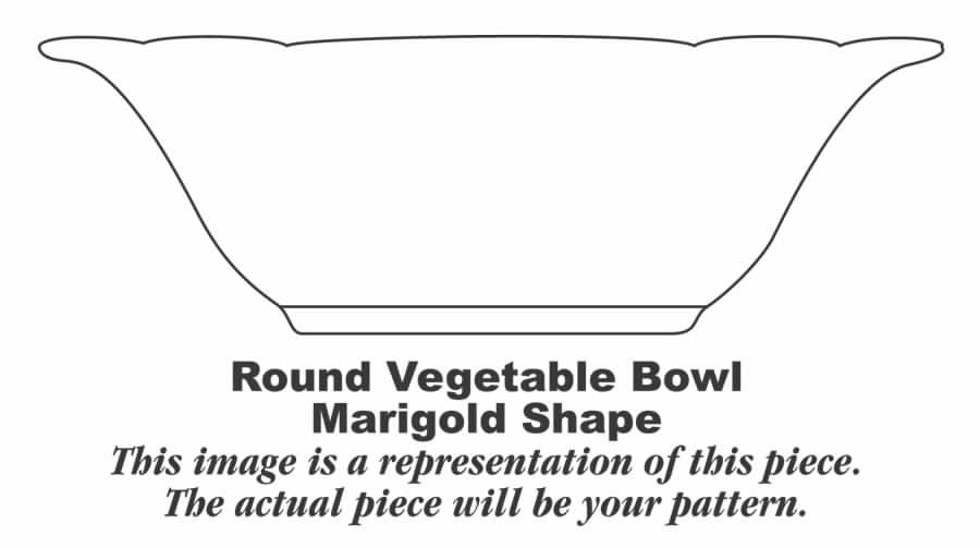 M100 8" Round Vegetable Bowl by Homer Laughlin -1