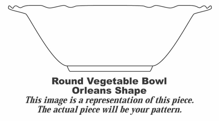 O79 8" Round Vegetable Bowl by Homer Laughlin -1