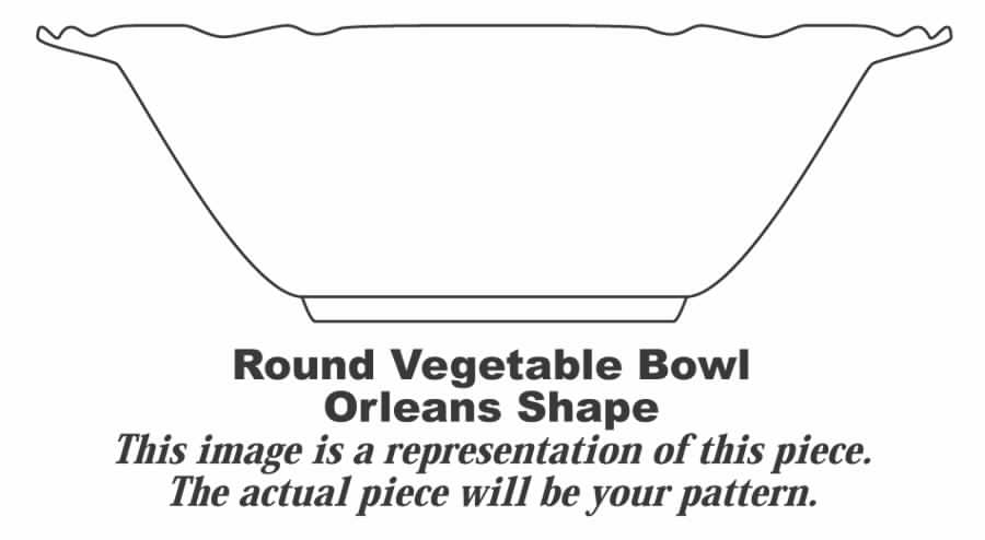 O79 9" Round Vegetable Bowl by Homer Laughlin -1