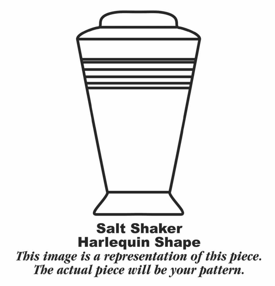 Harlequin Grey Salt Shaker by Homer Laughlin -1