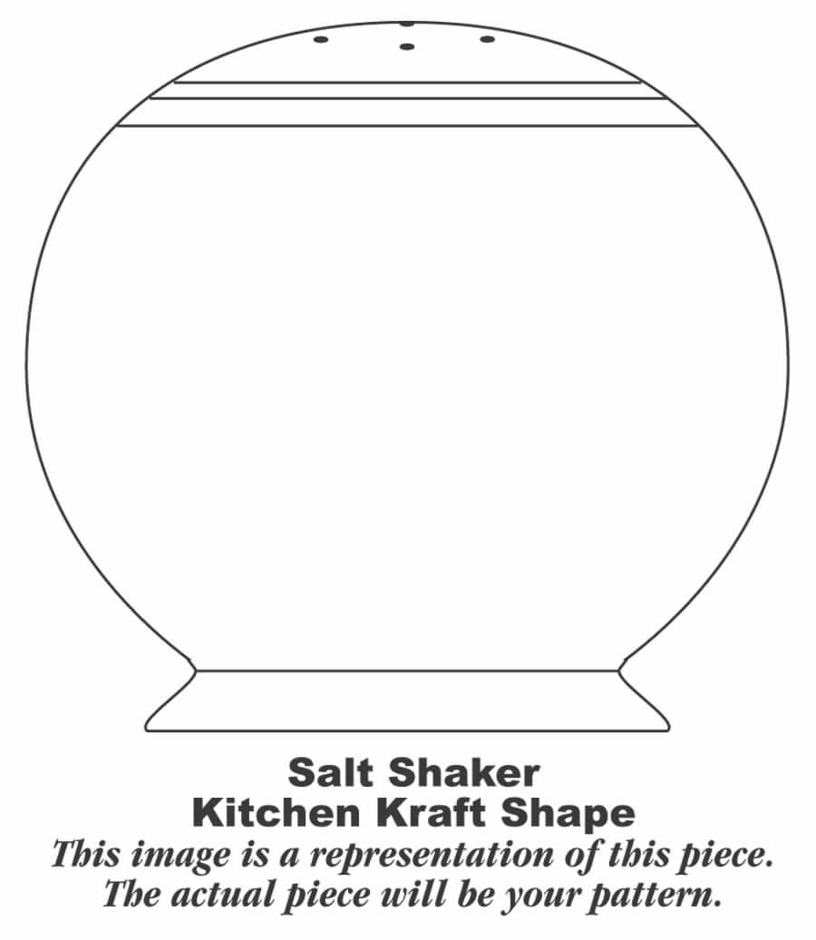 Fiesta Kitchen Kraft Salt Shaker by Homer Laughlin -1